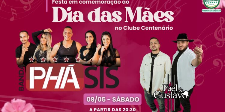 Clube Centenário promove festa especial de Dia das Mães