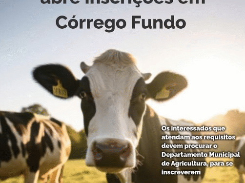 Projeto Mais Genética abre inscrições em Córrego Fundo