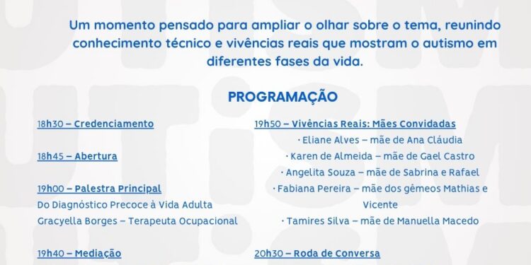 APAE de Formiga promove 1º Encontro “Autismo em Foco” no dia 16 de abril