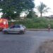 Ciclista na contramão colide com carro no bairro Santo Antônio em Formiga