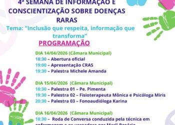 Córrego Fundo promove 4ª Semana de Informação e Conscientização sobre Doenças Raras