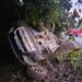 Capotamento na MG-164 deixa um morto e um ferido em Itapecerica